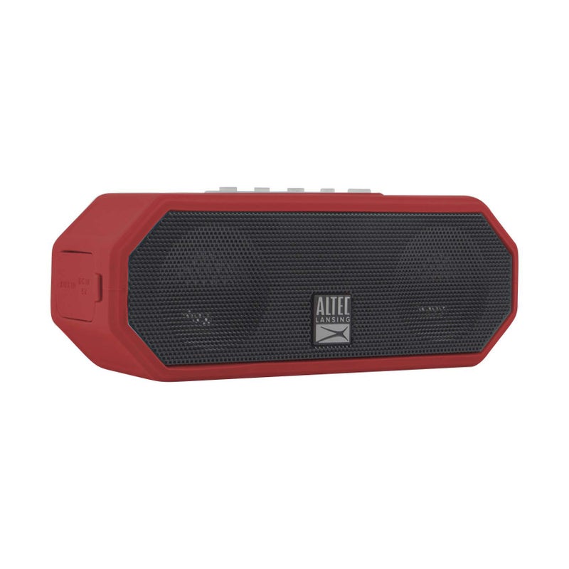 Altec Lansing LifeJacket H2O 4 - Waterproof Bluetooth Speaker, Durable & Portable Speaker with Voice Assistant, 10 Hour Battery Life & 100 Foot Range, True Red - Image 2